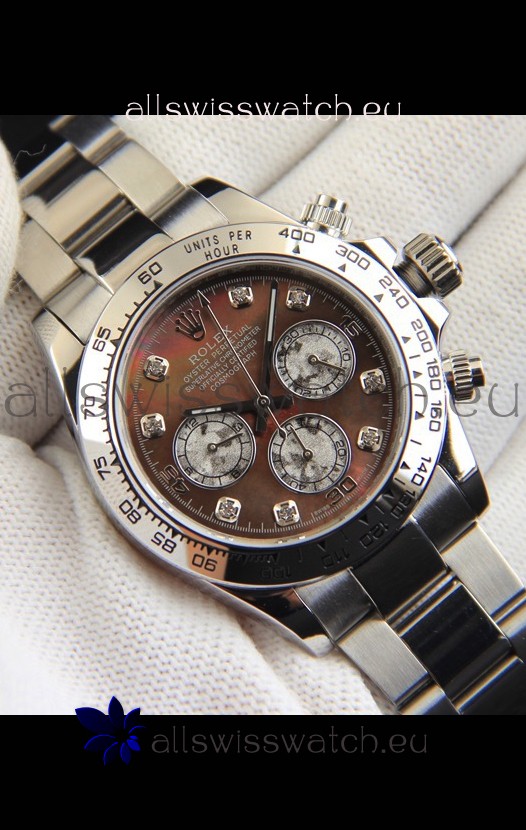 Rolex Daytona Japanese Movement Replica Watch in Mother of Pearl Dial 