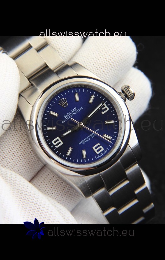 Rolex Oyster Perpetual Japanese Movement Replica Watch 36MM - Blue Dial