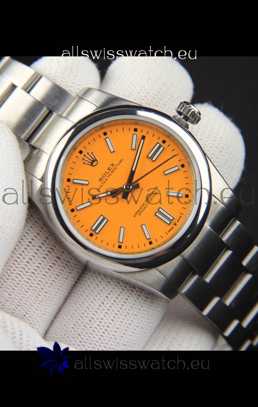 Rolex Oyster Perpetual Japanese Movement Replica Watch 36MM - Yellow Dial