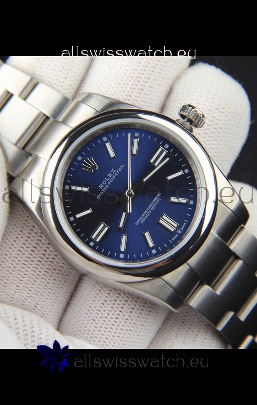 Rolex Oyster Perpetual Japanese Movement Replica Watch 36MM - Blue Dial