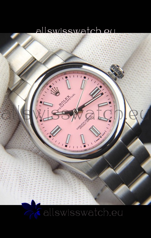 Rolex Oyster Perpetual Japanese Movement Replica Watch 36MM - Pink Dial