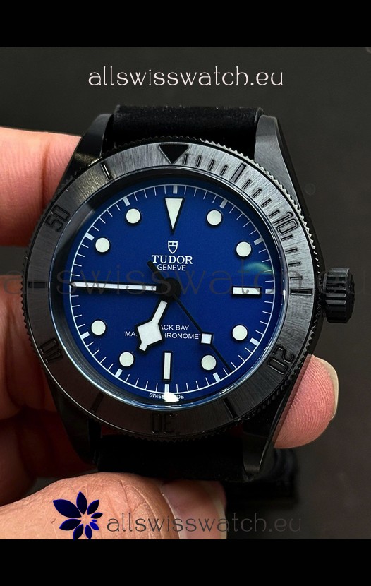 Tudor Super Clone Black Bay Ceramic Blue Dial Swiss Replica Watch 