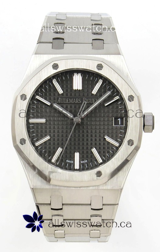 Royal Oak 15510 Grey Dial FREE SPRUNG MVMNT Super Clone Watch 