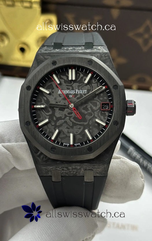 Royal Oak Speedster Voidline DiW 15500 Black Carbon Super Clone Watch 