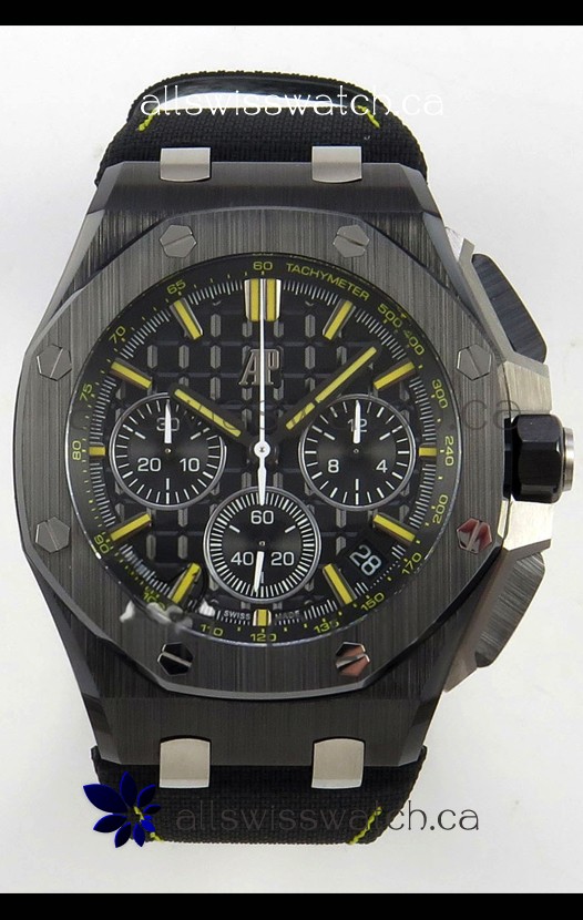 Royal Oak Offshore Chronograph 26420FE Black Ceramic Super Clone Watch 