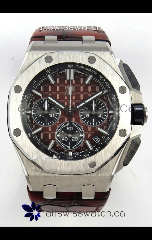 Royal Oak Offshore Chronograph 26420 Brown Dial Super Clone Watch 