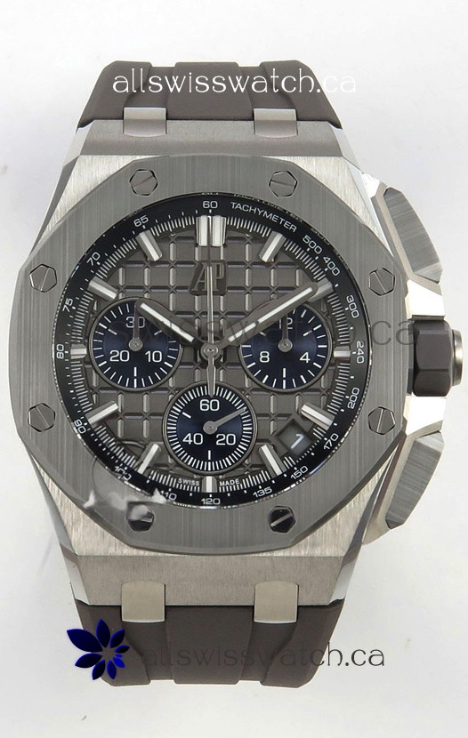 Royal Oak Offshore Chronograph 26420 Titanium Grey Dial Super Clone Watch 