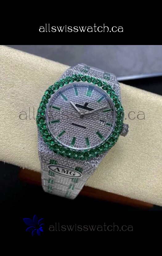 Royal Oak 15400 Iced Out Super Clone Edition 13 Super Clone Watch 