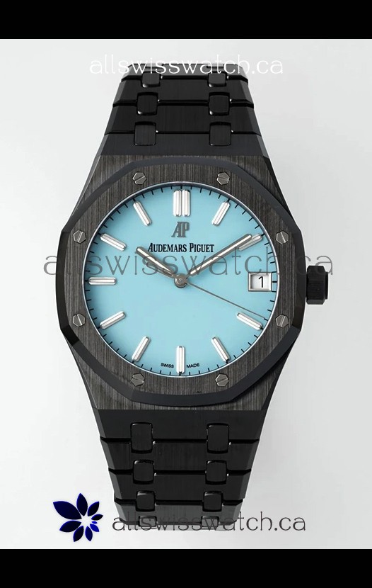 Royal Oak 15500 Tiffany Blue Dial Ceramic Super Clone Watch 