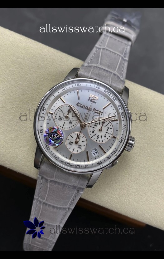 AP CODE 11.59 26393ST Chrono Silver Dial Super Clone Watch 