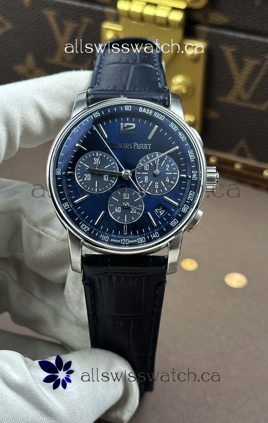 AP CODE 11.59 26393ST Chrono Blue Dial Super Clone Watch 