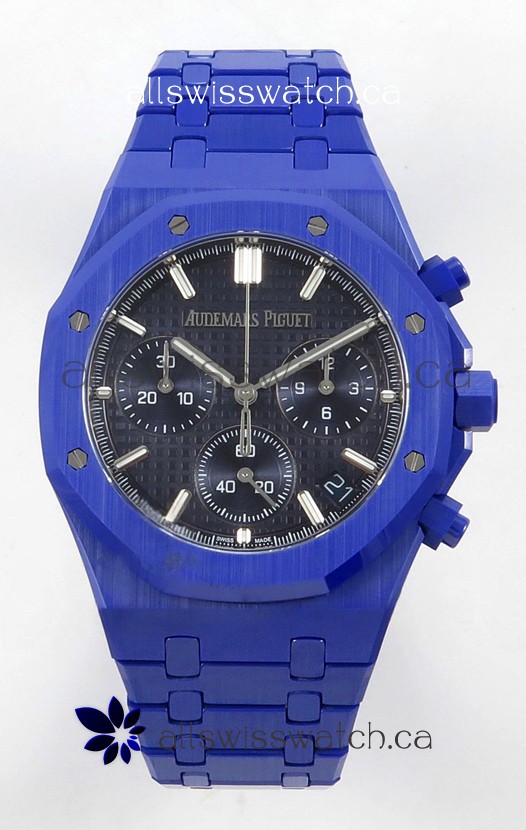Royal Oak Chrono 26240 Blue Ceramic Super Clone Watch 