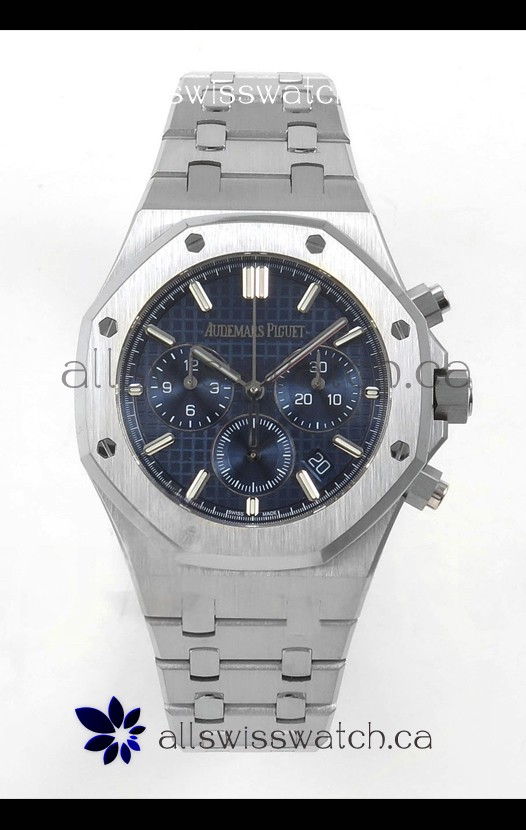 Royal Oak Chrono 26240 Blue Dial Steel Caing Super Clone Watch 