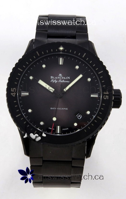 Blancpain Fifty Fathoms Ceramic Case Grey Dial Super Clone Watch 