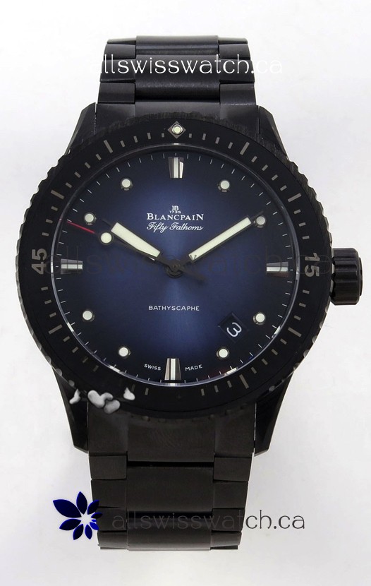 Blancpain Fifty Fathoms Ceramic Case Blue Dial Super Clone Watch 