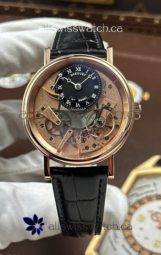 Breguet Tradition 7057BR/R9/9W6 Rose Gold Casing Single Tourbillon Super Clone Watch 
