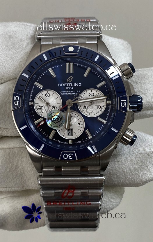 B01 42 Edition Swiss 904L Steel Casing Blue Dial Super Clone Watch 
