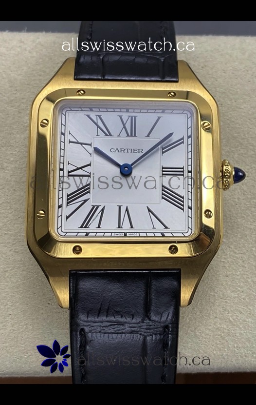 Cartier Santos Dumont in Yellow Gold 31MM Super Clone Watch 