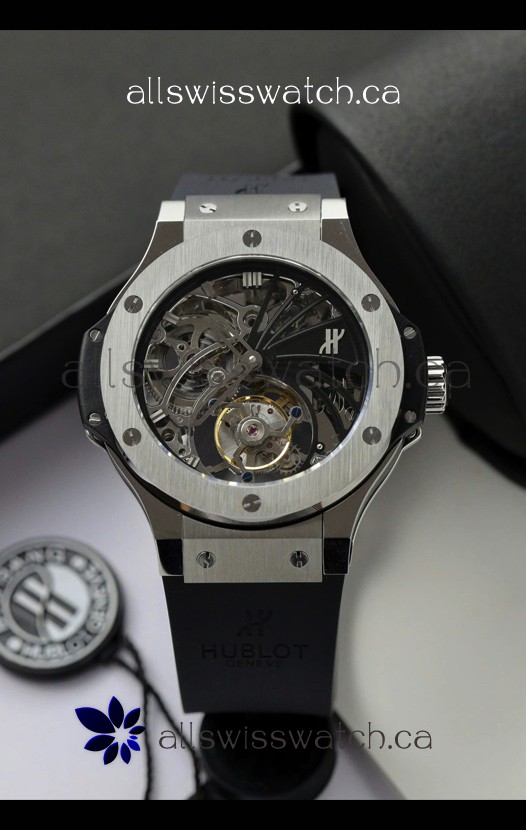 Hublot Classic Fusion Swiss Tourbillon Titanium Super Clone Watch 