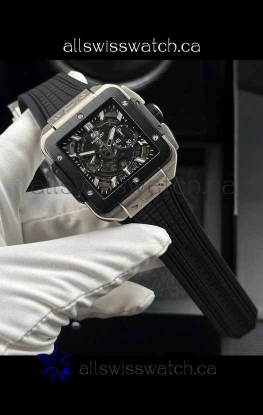 Hublot Square Bang Unico Titanium Case Super Clone Watch 