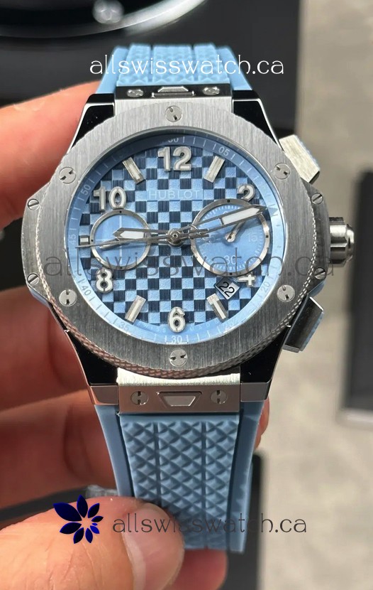 Hublot Big Bang Original Titanium Coal Blue 43MM Super Clone Watch 