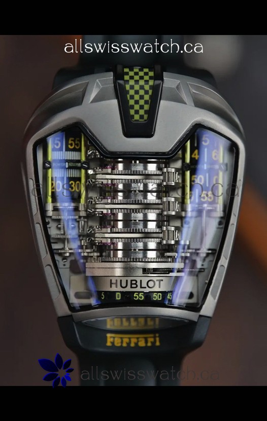 Hublot MP-05 La Ferrari Titanium Casing Hyper Clone Watch 