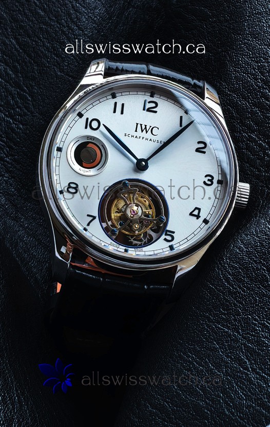 IWC Portuguese Tourbillon Steel Casing and dial Super Clone Watch 