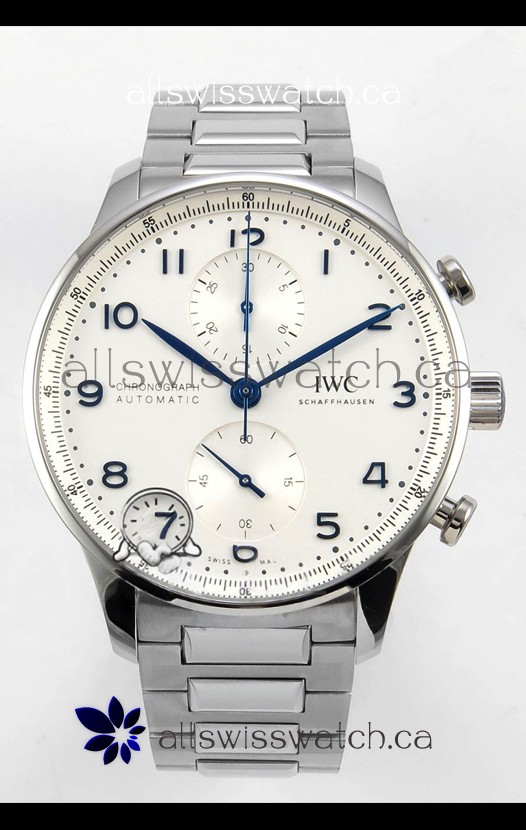 IWC Portuguese Chronograph White Dial Super Clone Watch 
