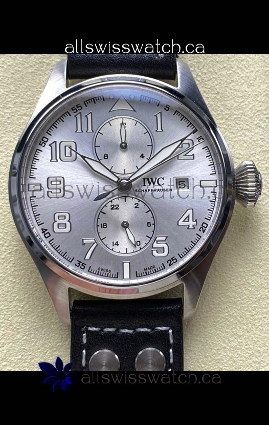 IWC PILOT'S Monopusher Steel Dial Replica Watch 