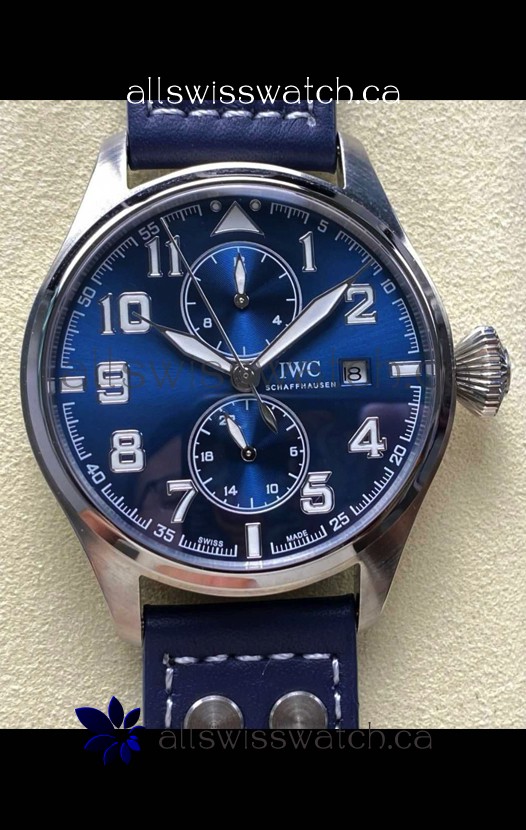 IWC PILOT'S Monopusher Le Petit Blue Dial Replica Watch 
