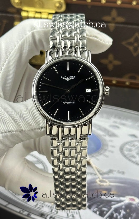 Longines Présence Automatic Black Dial 39MM Super Clone Watch 