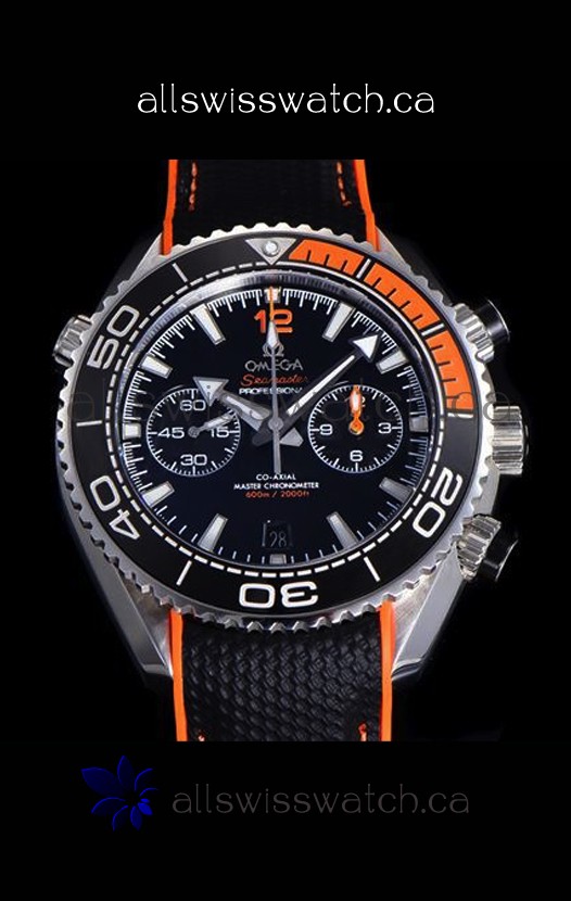 Omega Speedmaster Planet Ocean Black Dial Orange/Black Bezel Super Clone Watch 