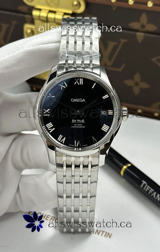 Omega De Ville Co-Axial Chronometer 41MM Black Dial Super Clone Watch 