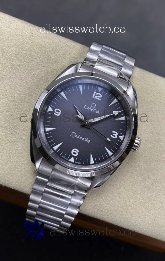 Omega Seamaster Railmaster Grey Dial Super Clone Watch 