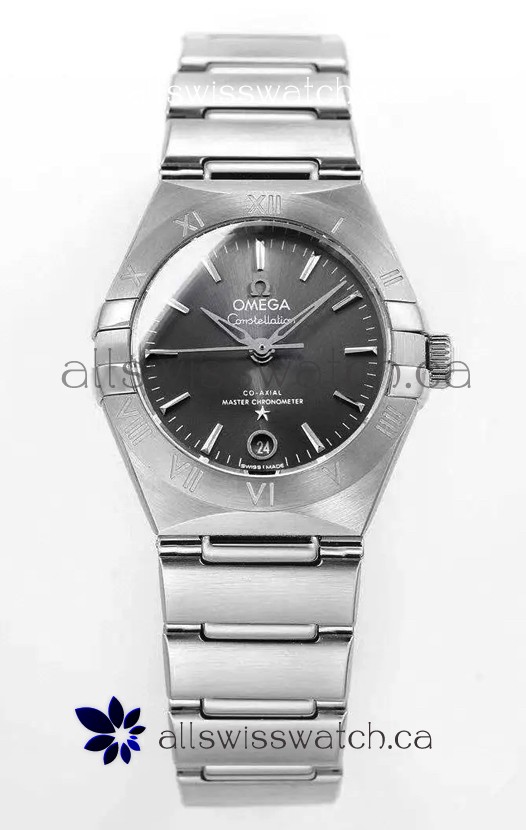 Omega Constellation 29MM Stainless Steel Grey Dial Automatic Super Clone Watch 