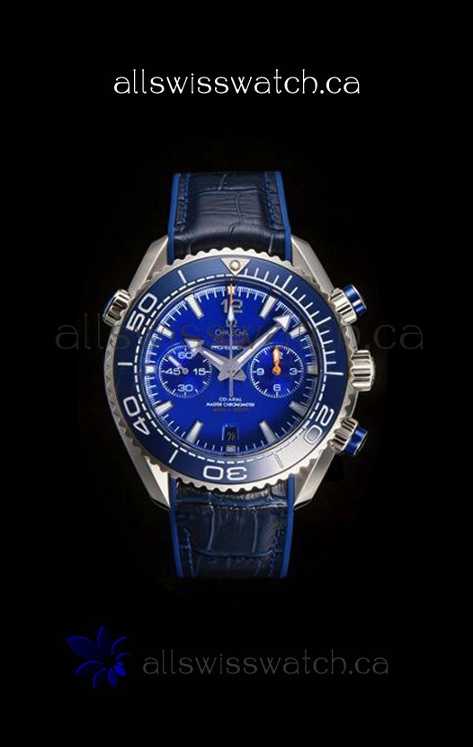Omega Speedmaster Planet Ocean Blue Dial/Bezel Super Clone Watch 