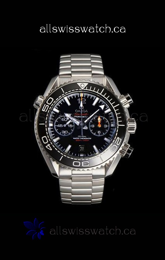 Omega Speedmaster Planet Ocean Black Dial Super Clone Watch 