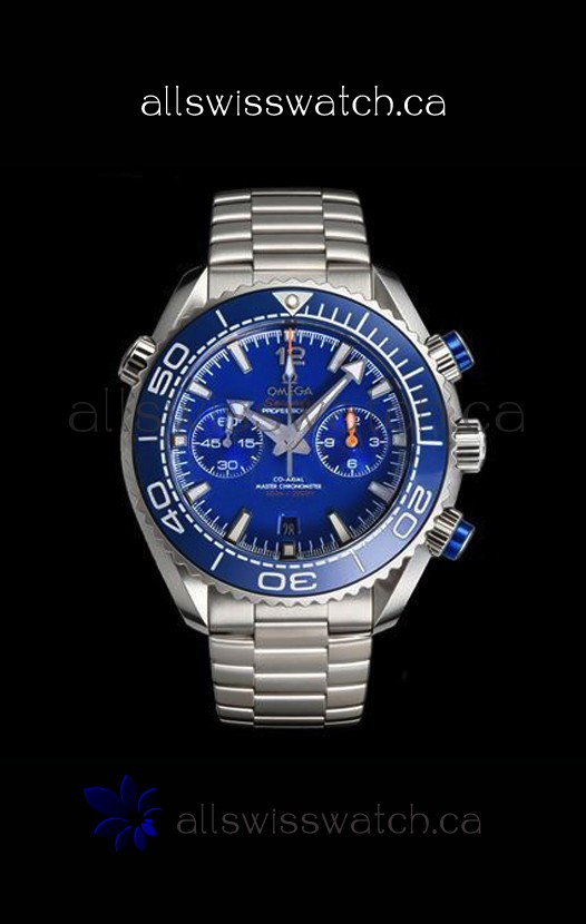 Omega Speedmaster Planet Ocean Blue Dial Super Clone Watch 
