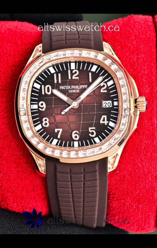 Patek Philippe Aquanaut 5167 Rose Gold Brown Dial 38.5MM Watch