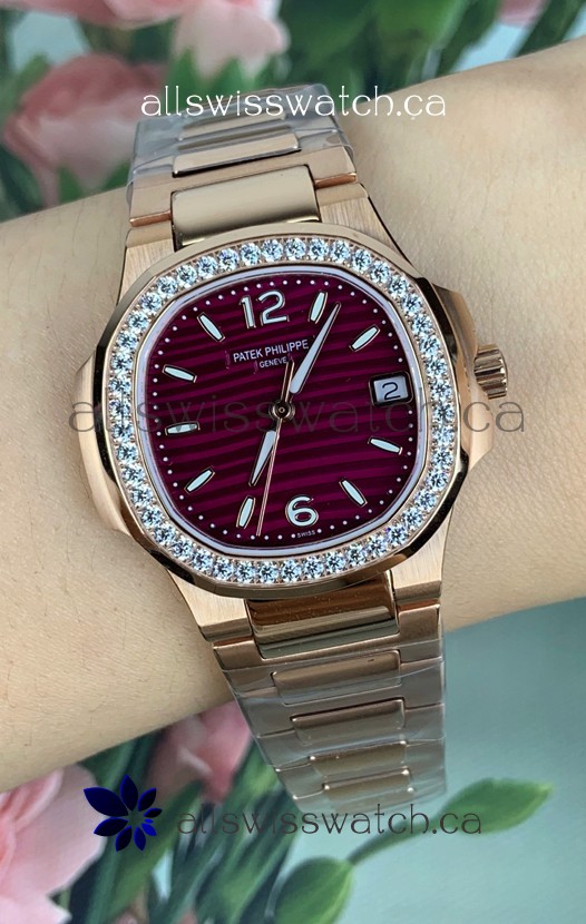 Patek Philippe Nautilus 7010/1R-013 Rose Gold Super Clone Watch 