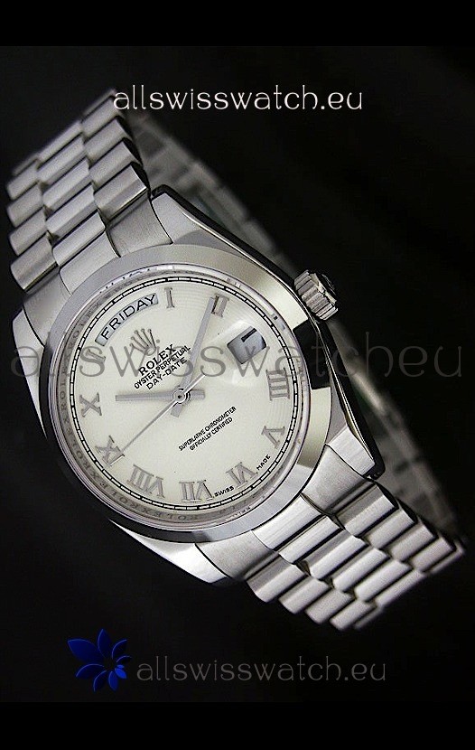 Rolex Day Date Japanese Replica Steel Watch