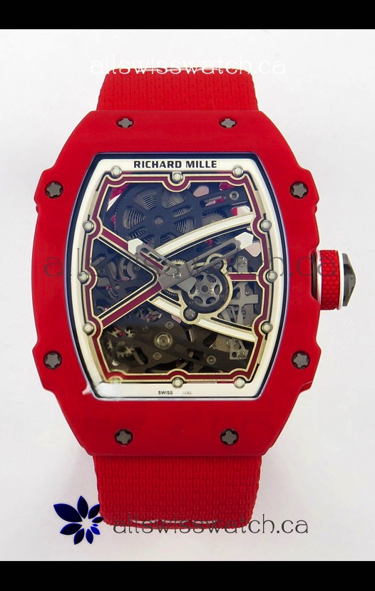 Richard Mille RM67-02 Red NTPT 37 Grams CRMA7 Clone Movement 
