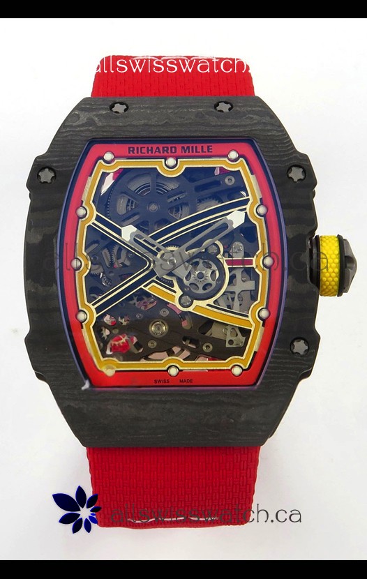 Richard Mille RM67-02 Black NTPT 37 Grams CRMA7 Clone Movement 
