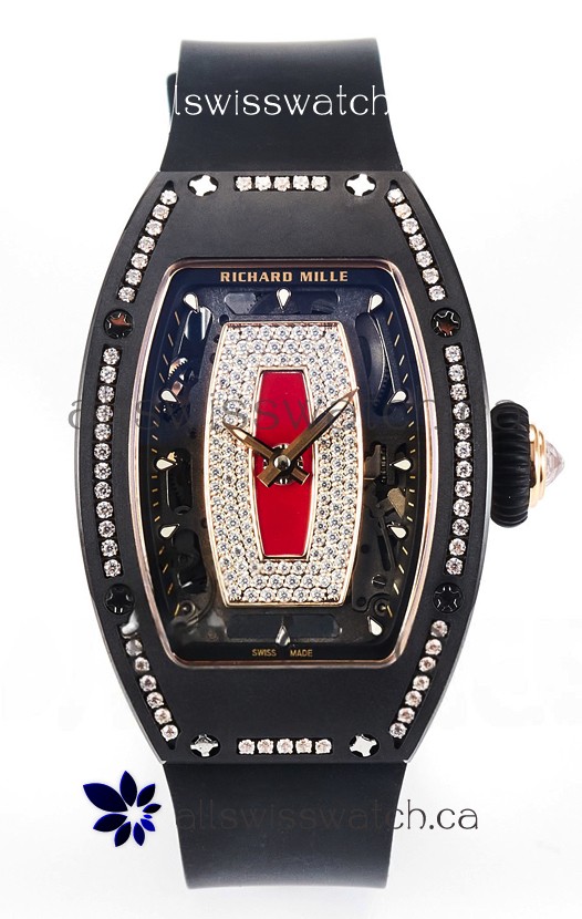 Richard Mille RM007 Black Ceramic Automatic Super Clone Watch 