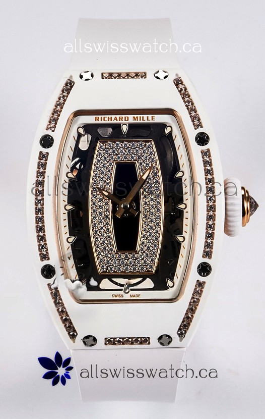 Richard Mille RM007 White Ceramic Automatic Super Clone Watch 