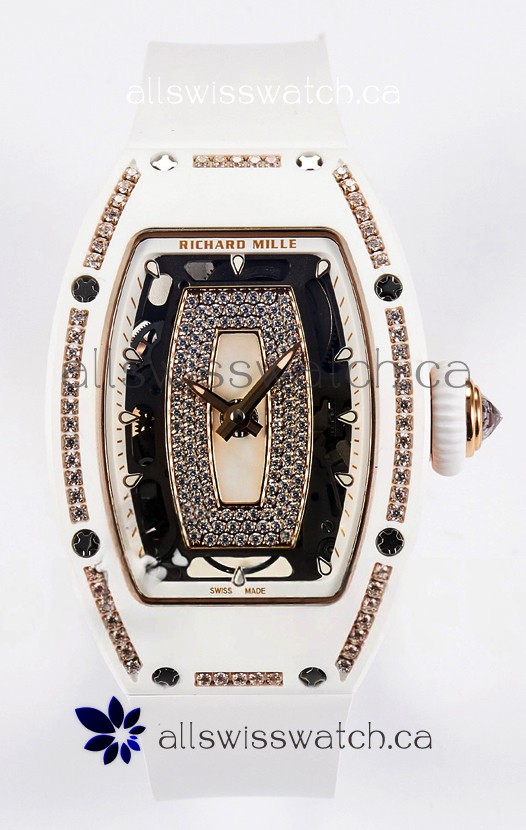 Richard Mille RM007 White Ceramic Automatic Super Clone Watch 