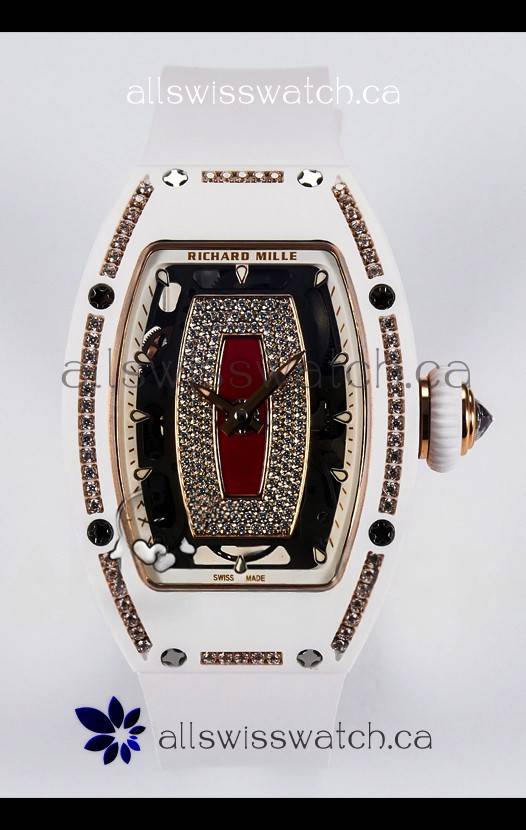 Richard Mille RM007 White Ceramic Automatic Super Clone Watch 