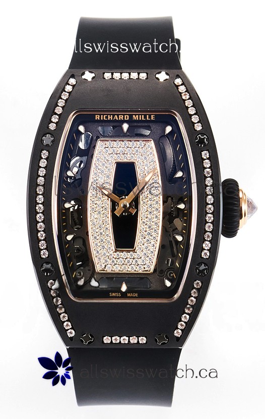 Richard Mille RM007 Black Ceramic Automatic Super Clone Watch 