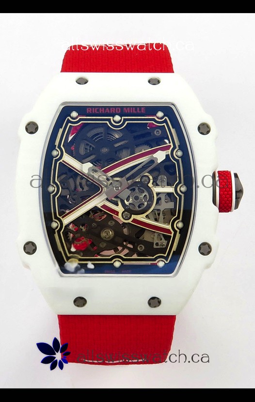 Richard Mille RM67-02 White NTPT 37 Grams CRMA7 Clone Movement 