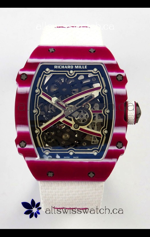 Richard Mille RM67-02 Red NTPT 37 Grams CRMA7 Clone Movement 